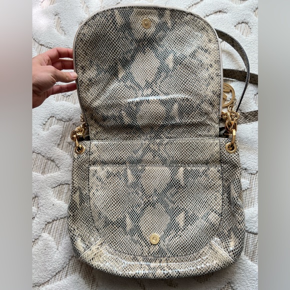 Michael Kors Python Crossbody Handbag - Picture 10 of 12